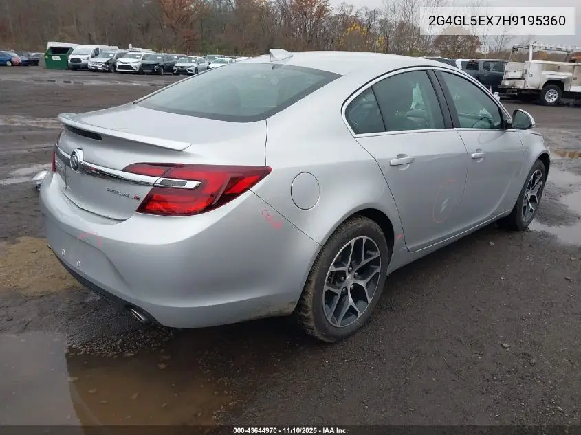 2G4GL5EX7H9195360 2017 Buick Regal Turbo Sport Touring