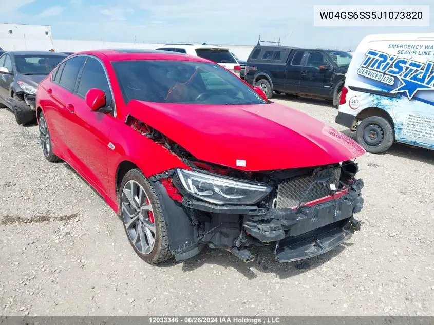 W04GS6SS5J1073820 2018 Buick Regal Sportback