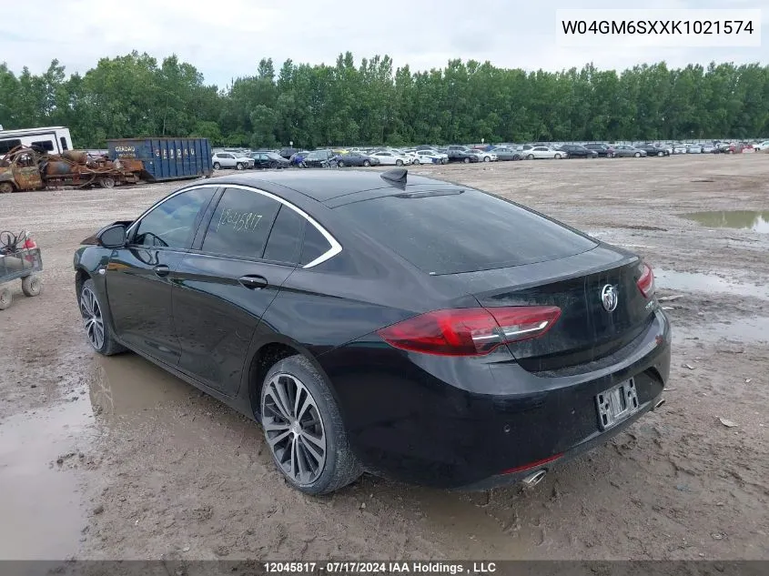 W04GM6SXXK1021574 2019 Buick Regal Sportback