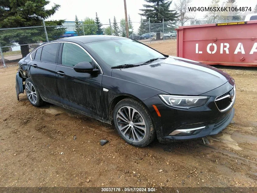 2019 Buick Regal Preferred Ii VIN: W04GM6SX6K1064874 Lot: 30037176