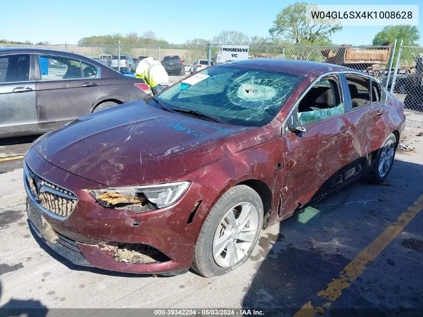 W04GL6SX4K1008628 2019 Buick Regal Sportback Fwd Preferred