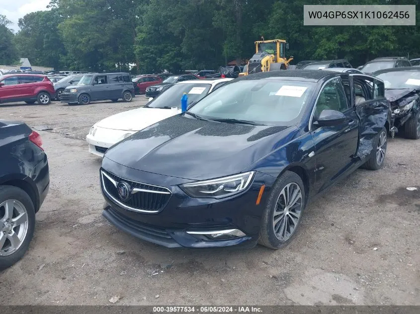 2019 Buick Regal Sportback Fwd Essence VIN: W04GP6SX1K1062456 Lot: 39577534