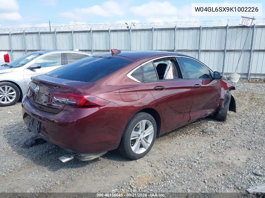 W04GL6SX9K1002226 2019 Buick Regal Preferred