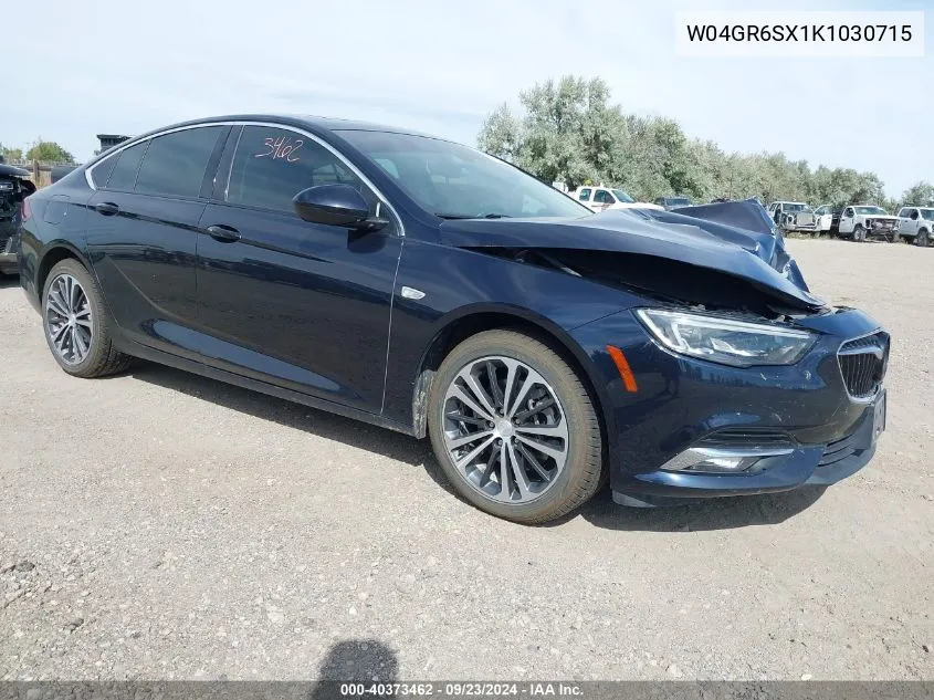 2019 Buick Regal Sportback Awd Essence VIN: W04GR6SX1K1030715 Lot: 40373462