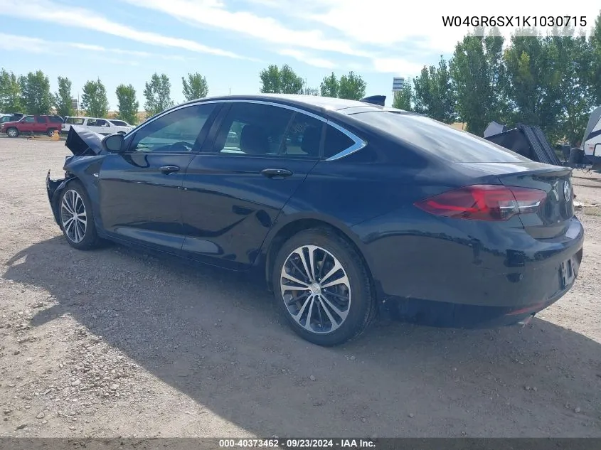 2019 Buick Regal Sportback Awd Essence VIN: W04GR6SX1K1030715 Lot: 40373462