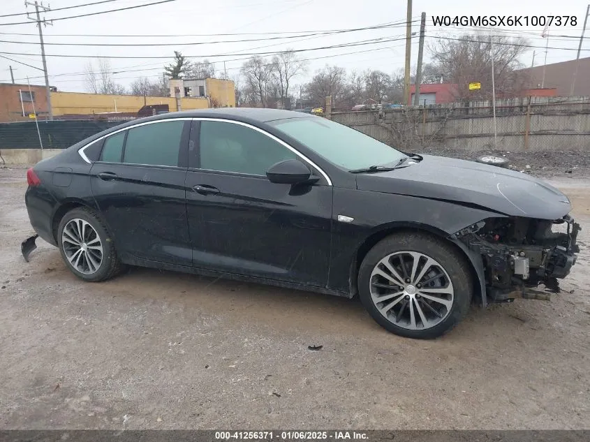 2019 Buick Regal Sportback Fwd Preferred Ii VIN: W04GM6SX6K1007378 Lot: 41256371