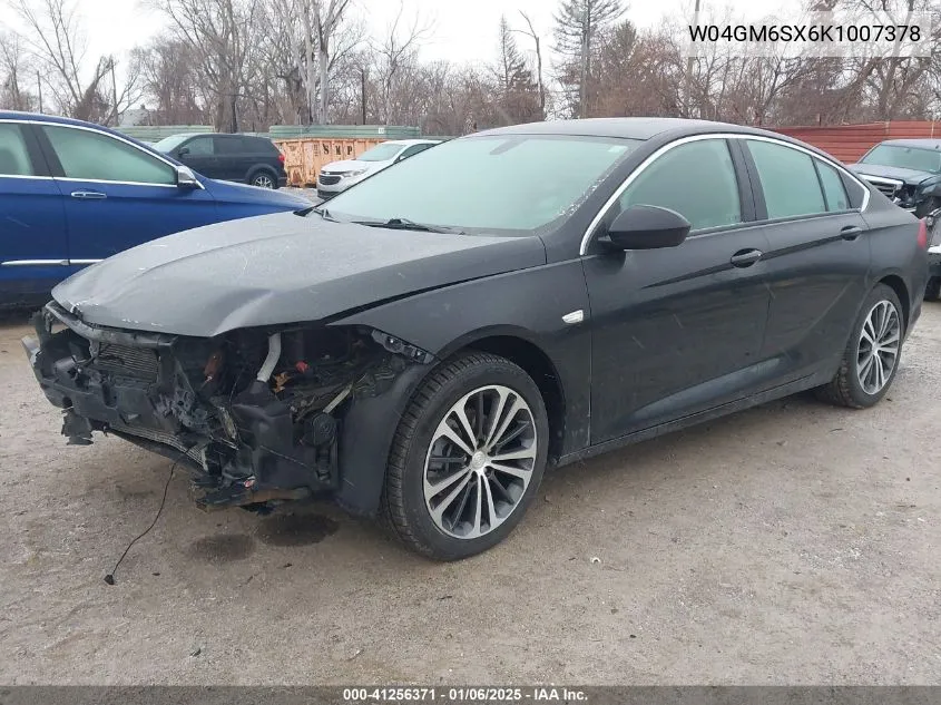 2019 Buick Regal Sportback Fwd Preferred Ii VIN: W04GM6SX6K1007378 Lot: 41256371