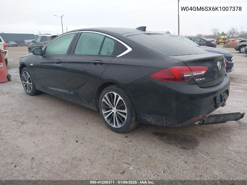 2019 Buick Regal Sportback Fwd Preferred Ii VIN: W04GM6SX6K1007378 Lot: 41256371