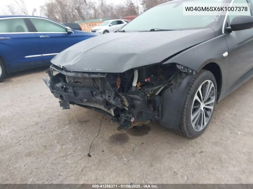 2019 Buick Regal Sportback Fwd Preferred Ii VIN: W04GM6SX6K1007378 Lot: 41256371