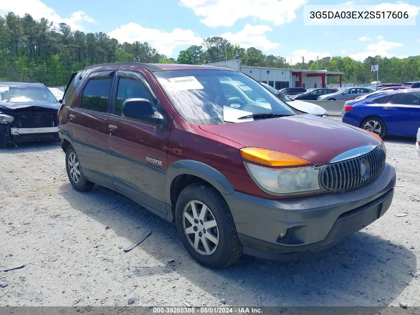 3G5DA03EX2S517606 2002 Buick Rendezvous Cx