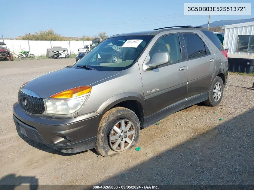 3G5DB03E52S513721 2002 Buick Rendezvous Cxl