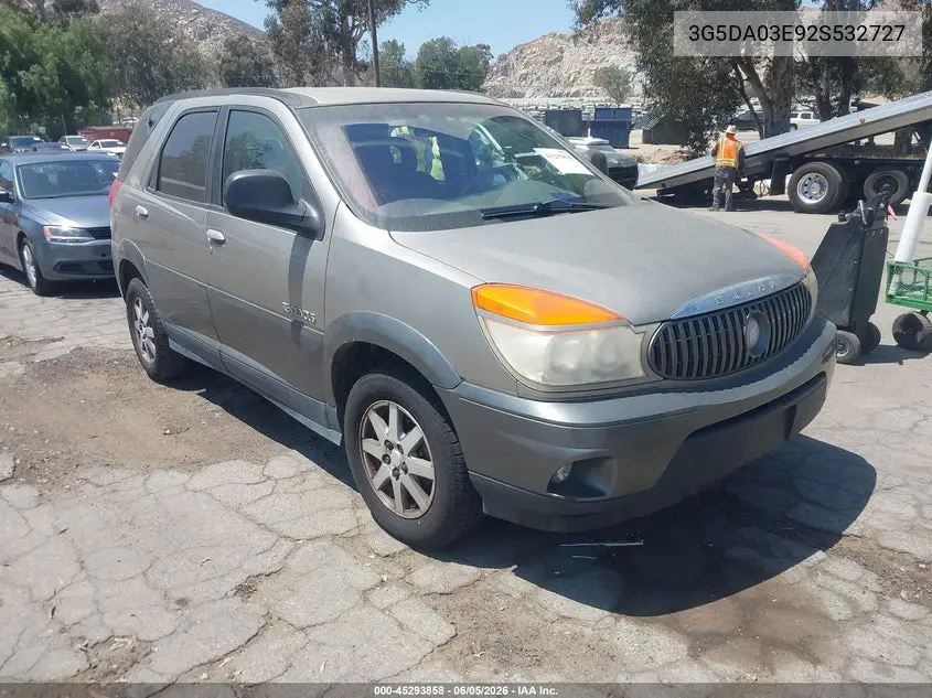 2002 Buick Rendezvous Cx VIN: 3G5DA03E92S532727 Lot: 45293858