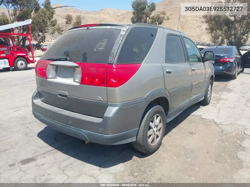 2002 Buick Rendezvous Cx VIN: 3G5DA03E92S532727 Lot: 45293858