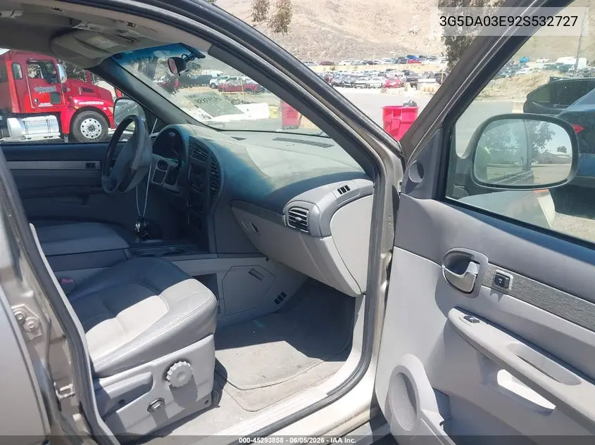 2002 Buick Rendezvous Cx VIN: 3G5DA03E92S532727 Lot: 45293858