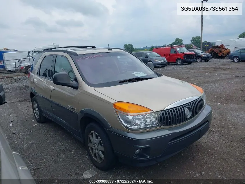 2003 Buick Rendezvous Cx VIN: 3G5DA03E73S561354 Lot: 39908699