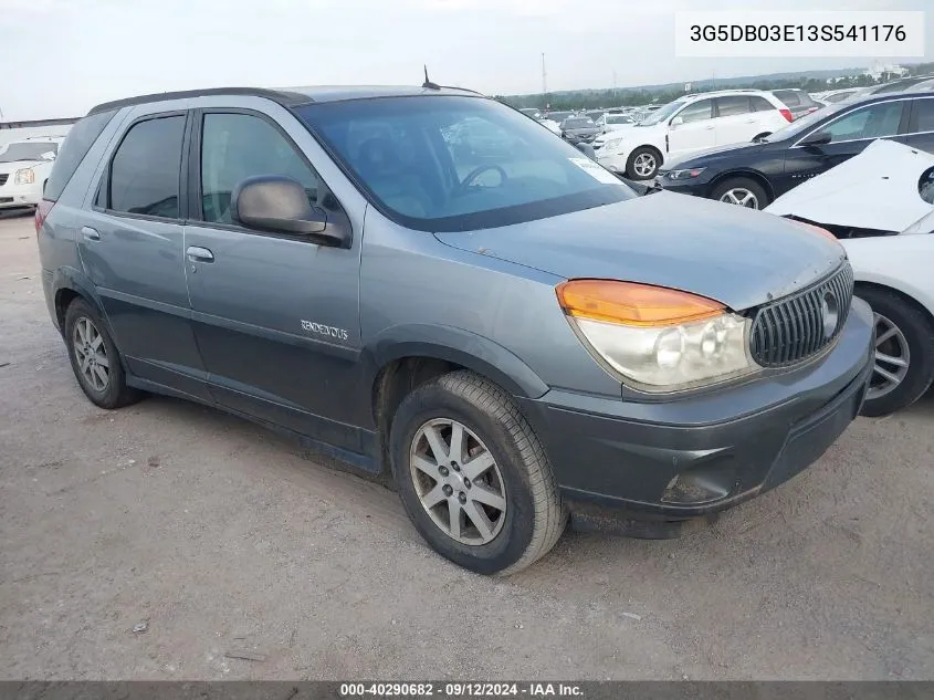 2003 Buick Rendezvous Cx VIN: 3G5DB03E13S541176 Lot: 40290682