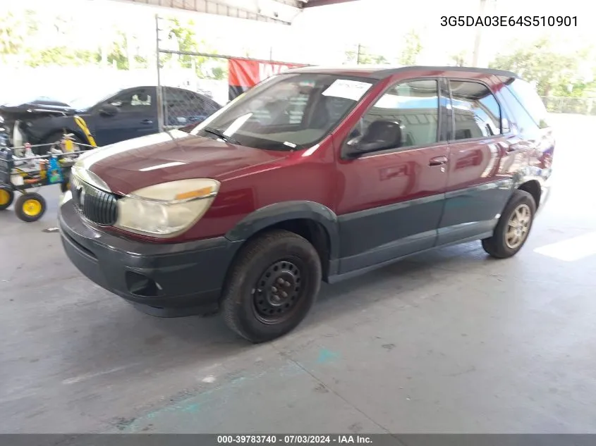 2004 Buick Rendezvous Cx VIN: 3G5DA03E64S510901 Lot: 39783740