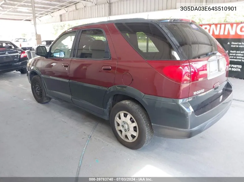 2004 Buick Rendezvous Cx VIN: 3G5DA03E64S510901 Lot: 39783740