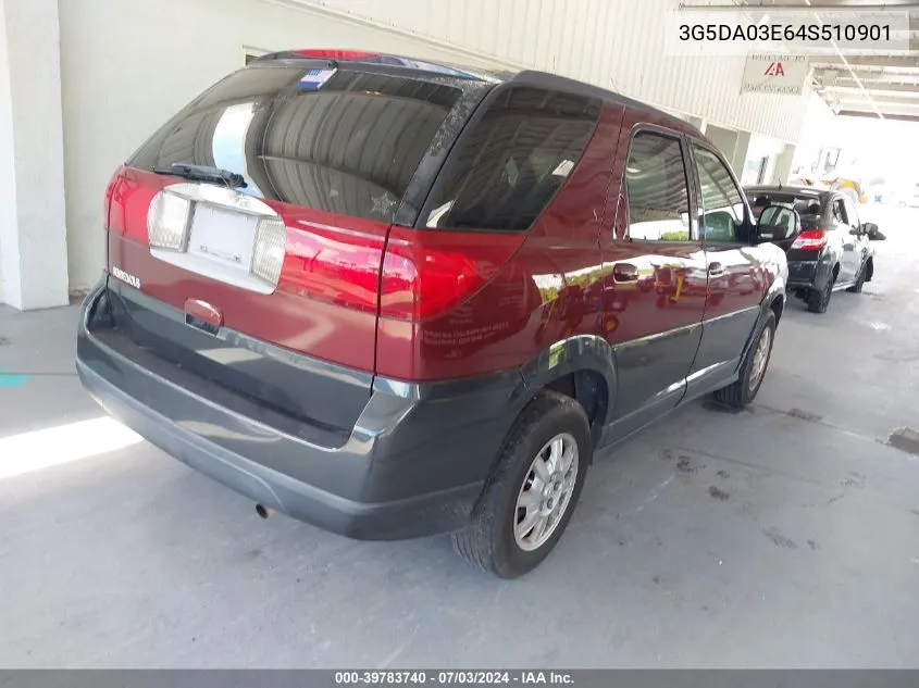 2004 Buick Rendezvous Cx VIN: 3G5DA03E64S510901 Lot: 39783740