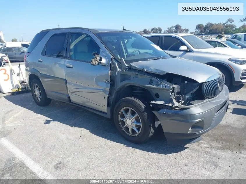 2004 Buick Rendezvous Cx VIN: 3G5DA03E04S556093 Lot: 40115287