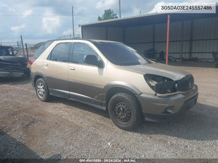 2004 Buick Rendezvous Cx VIN: 3G5DA03E24S557486 Lot: 40410550