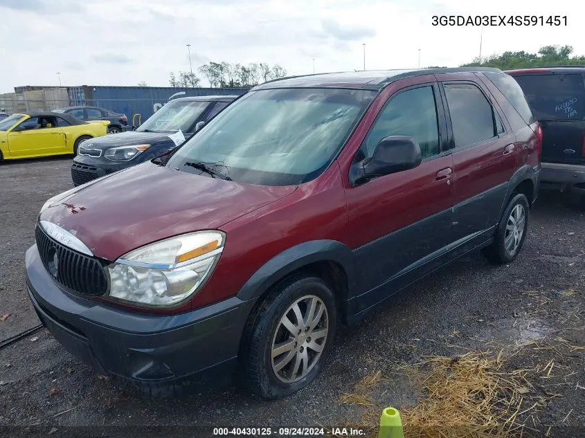 3G5DA03EX4S591451 2004 Buick Rendezvous Cx