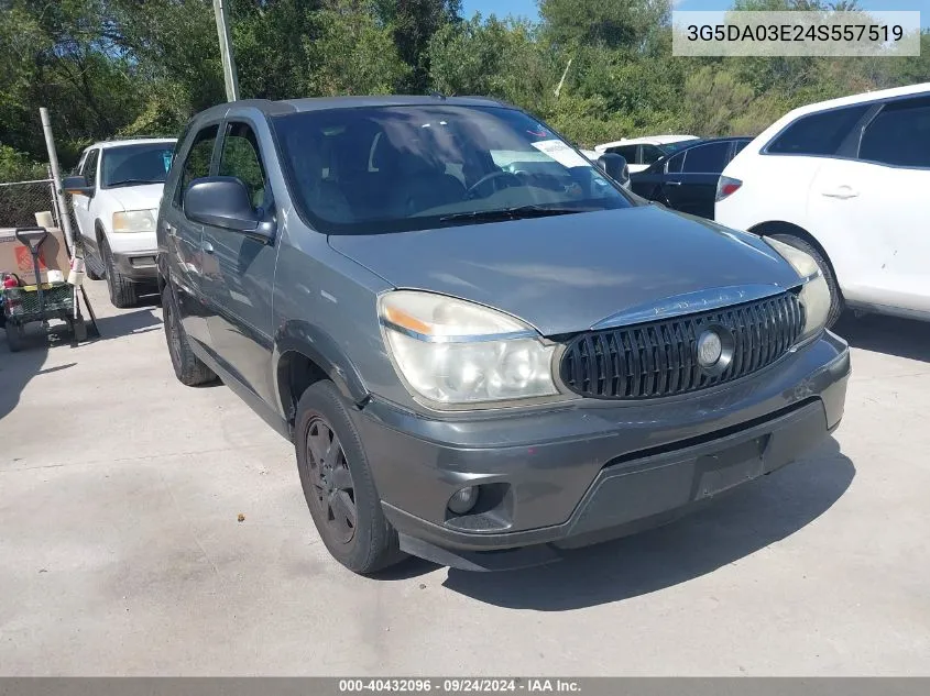 2004 Buick Rendezvous Cx VIN: 3G5DA03E24S557519 Lot: 40432096