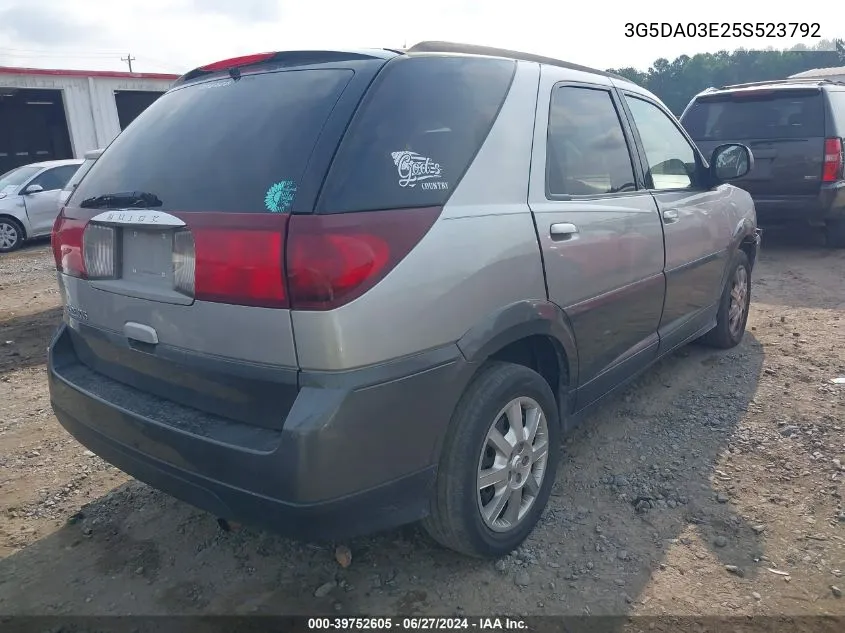 3G5DA03E25S523792 2005 Buick Rendezvous Cx/Cxl