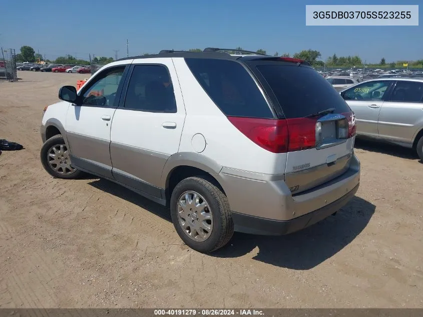 2005 Buick Rendezvous Cx VIN: 3G5DB03705S523255 Lot: 40191279