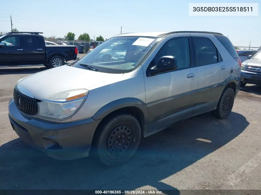 3G5DB03E25S518511 2005 Buick Rendezvous Cx