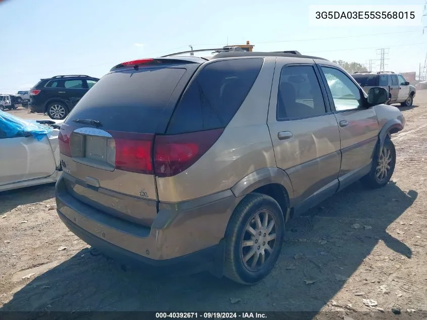 2005 Buick Rendezvous Cx VIN: 3G5DA03E55S568015 Lot: 40392671