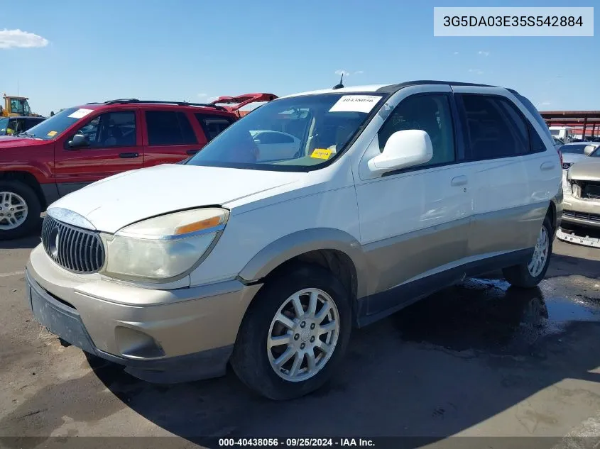 3G5DA03E35S542884 2005 Buick Rendezvous Cx