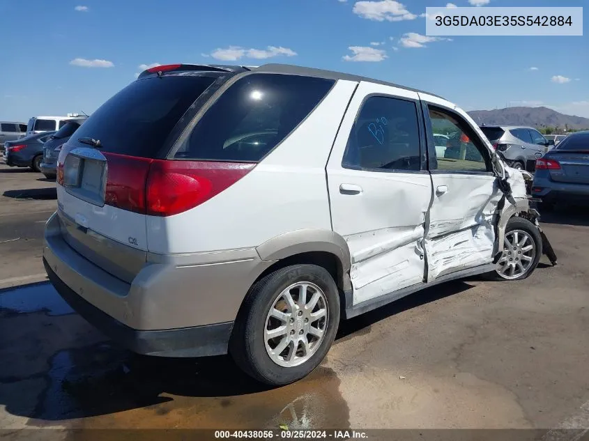 3G5DA03E35S542884 2005 Buick Rendezvous Cx