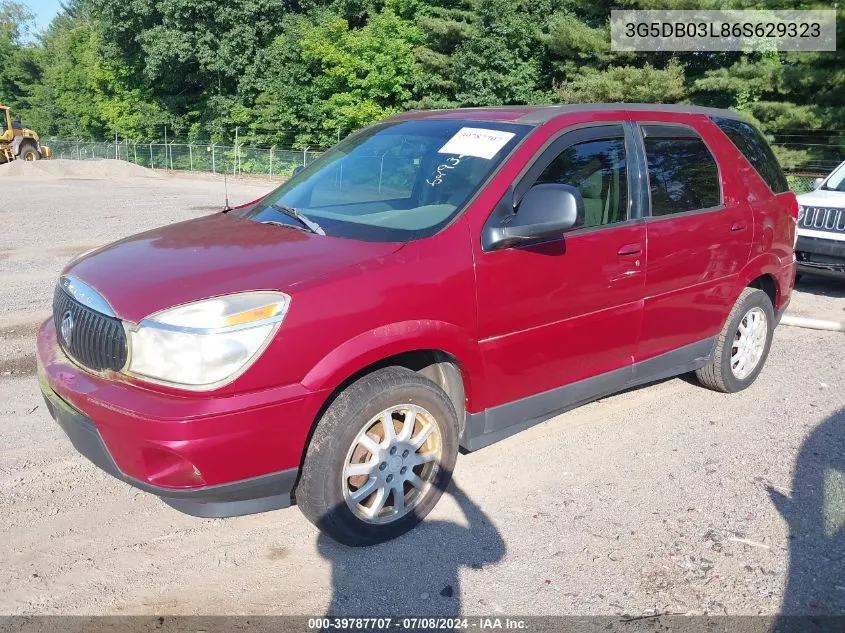 2006 Buick Rendezvous Cx/Cxl VIN: 3G5DB03L86S629323 Lot: 39787707