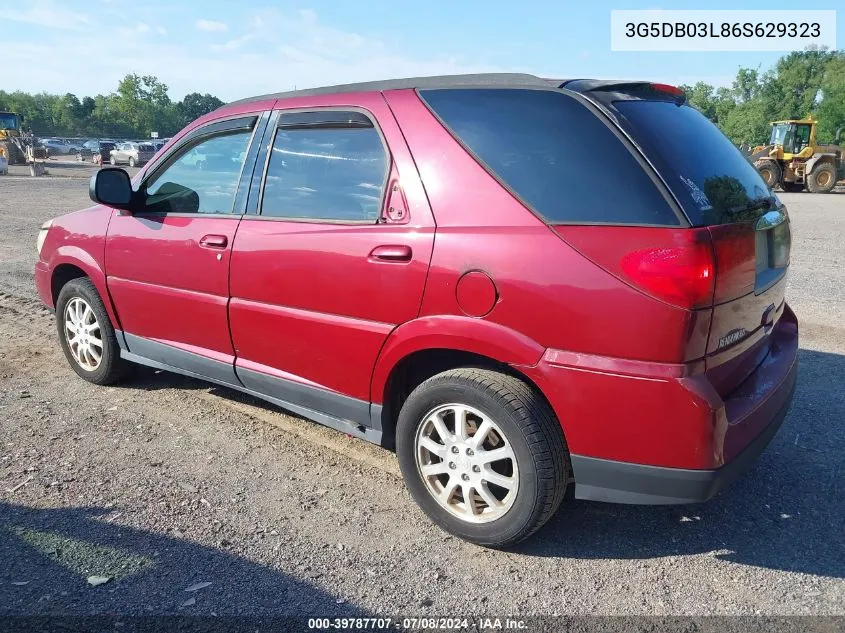 2006 Buick Rendezvous Cx/Cxl VIN: 3G5DB03L86S629323 Lot: 39787707