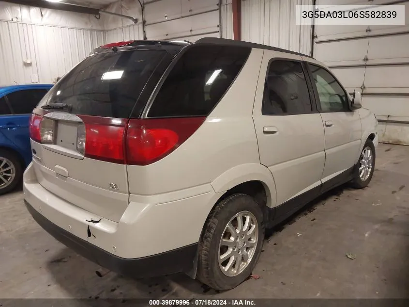 2006 Buick Rendezvous Cx/Cxl VIN: 3G5DA03L06S582839 Lot: 39879996