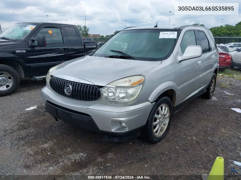 2006 Buick Rendezvous Cx VIN: 3G5DA03L66S535895 Lot: 39917536