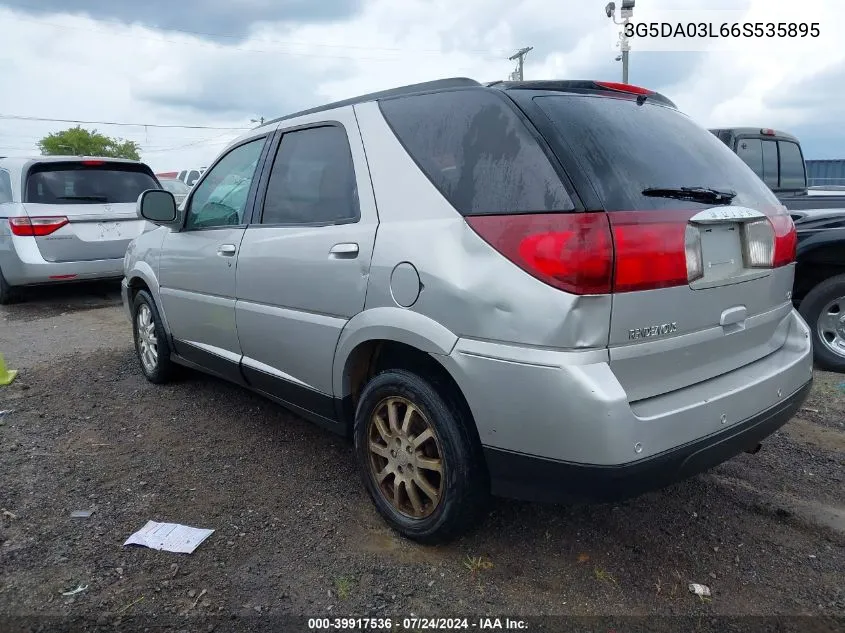 2006 Buick Rendezvous Cx VIN: 3G5DA03L66S535895 Lot: 39917536