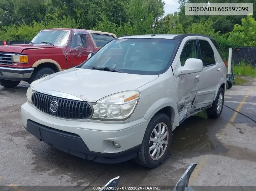 2006 Buick Rendezvous Cx VIN: 3G5DA03L66S597099 Lot: 39920239