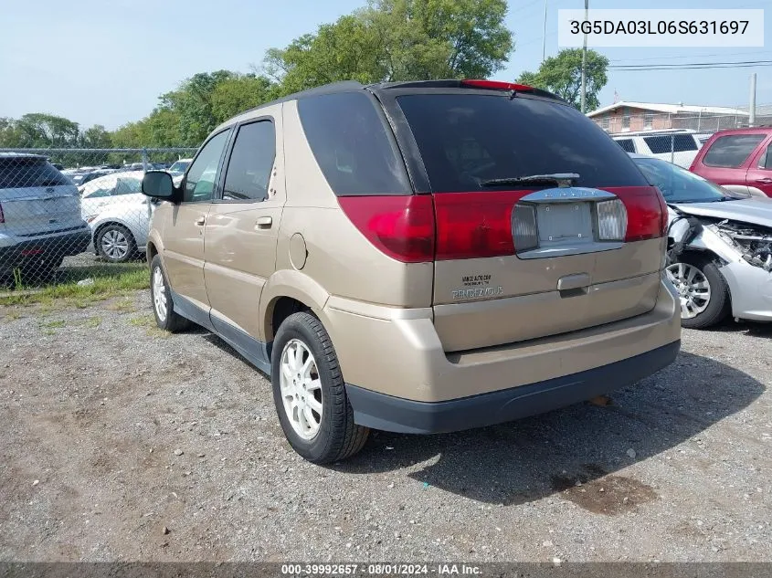 2006 Buick Rendezvous Cx VIN: 3G5DA03L06S631697 Lot: 39992657