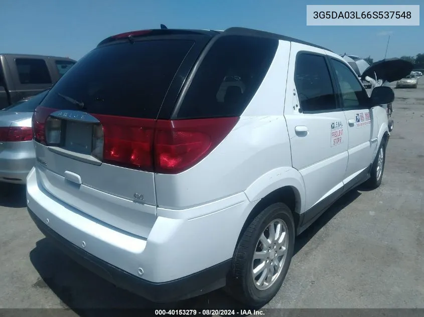 2006 Buick Rendezvous Cx VIN: 3G5DA03L66S537548 Lot: 40153279