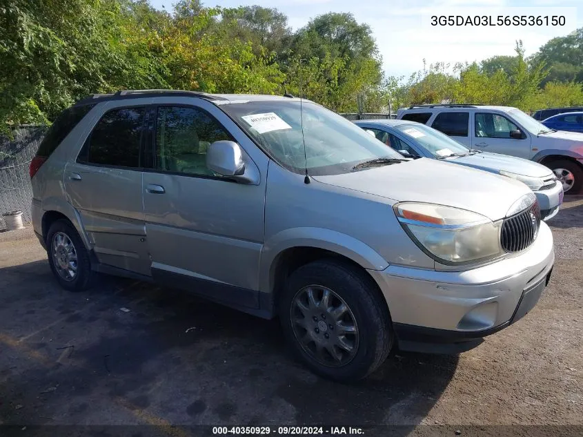 2006 Buick Rendezvous Cx VIN: 3G5DA03L56S536150 Lot: 40350929