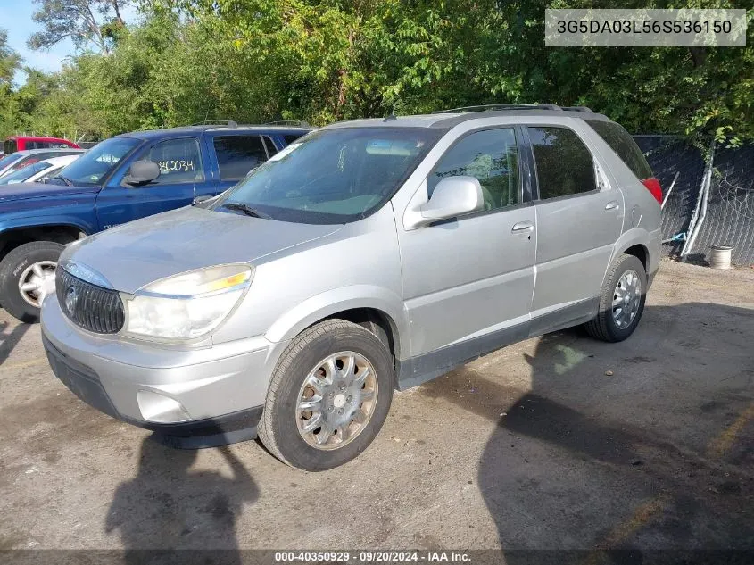 2006 Buick Rendezvous Cx VIN: 3G5DA03L56S536150 Lot: 40350929