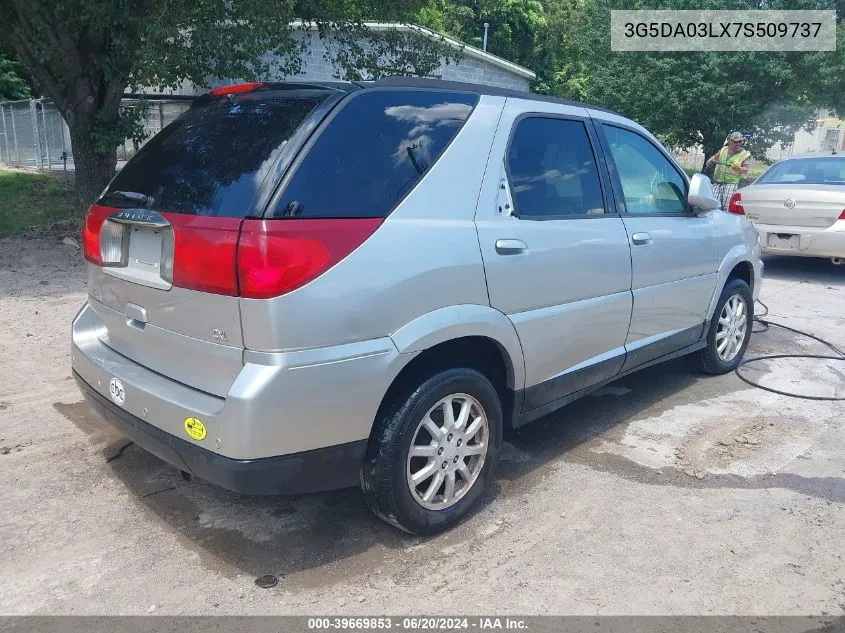 3G5DA03LX7S509737 2007 Buick Rendezvous Cxl