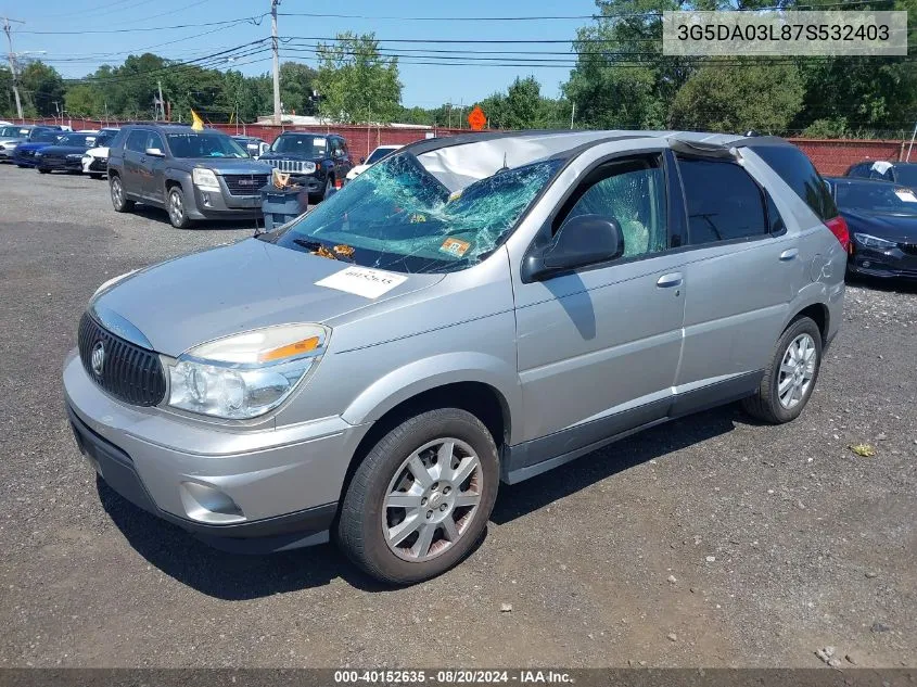 3G5DA03L87S532403 2007 Buick Rendezvous Cx