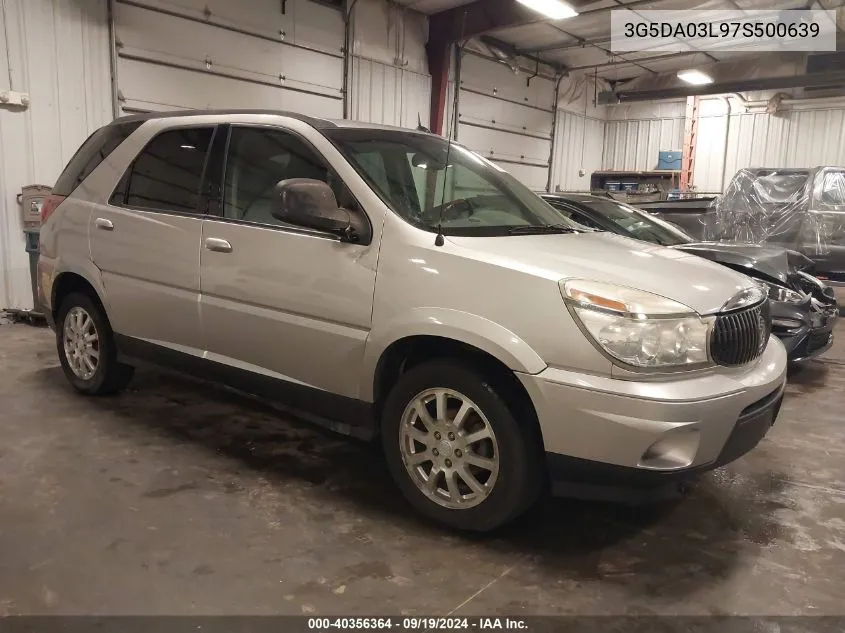 2007 Buick Rendezvous Cx VIN: 3G5DA03L97S500639 Lot: 40356364