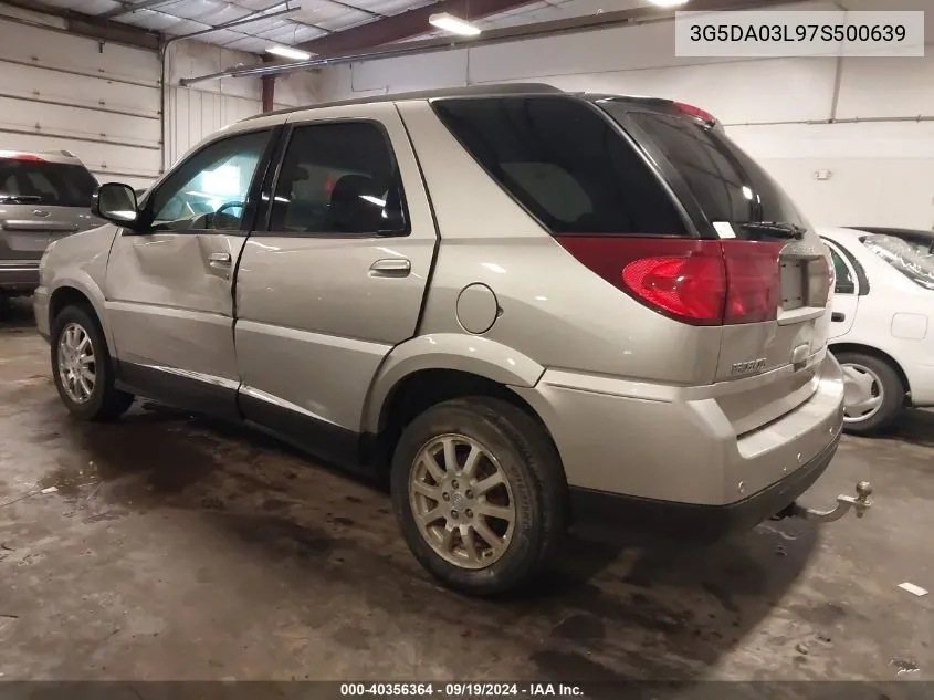 2007 Buick Rendezvous Cx VIN: 3G5DA03L97S500639 Lot: 40356364