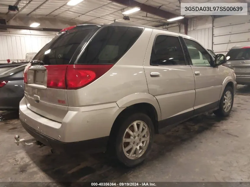 2007 Buick Rendezvous Cx VIN: 3G5DA03L97S500639 Lot: 40356364