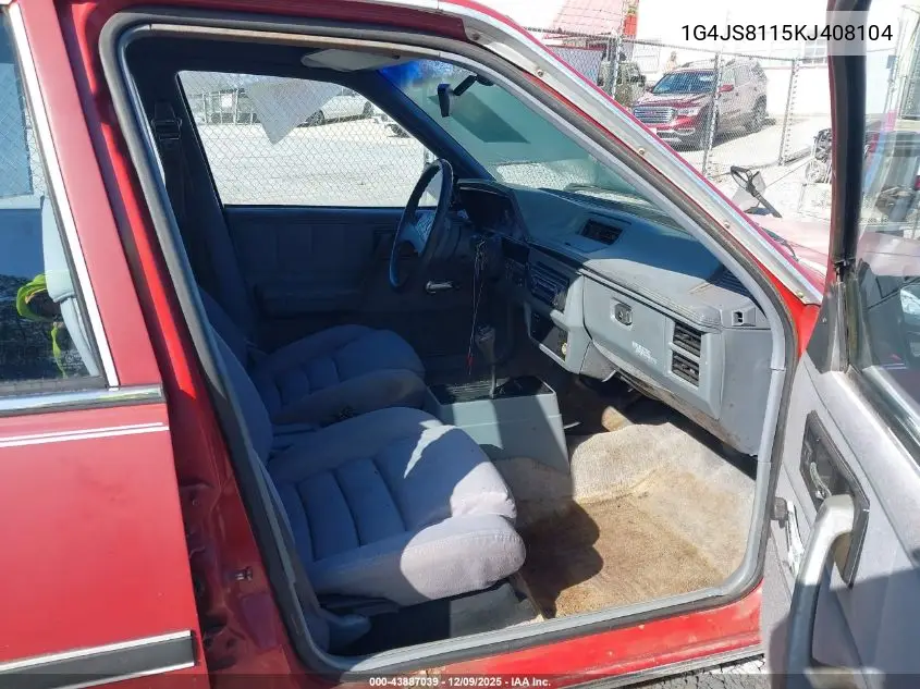 1G4JS8115KJ408104 1989 Buick Skyhawk