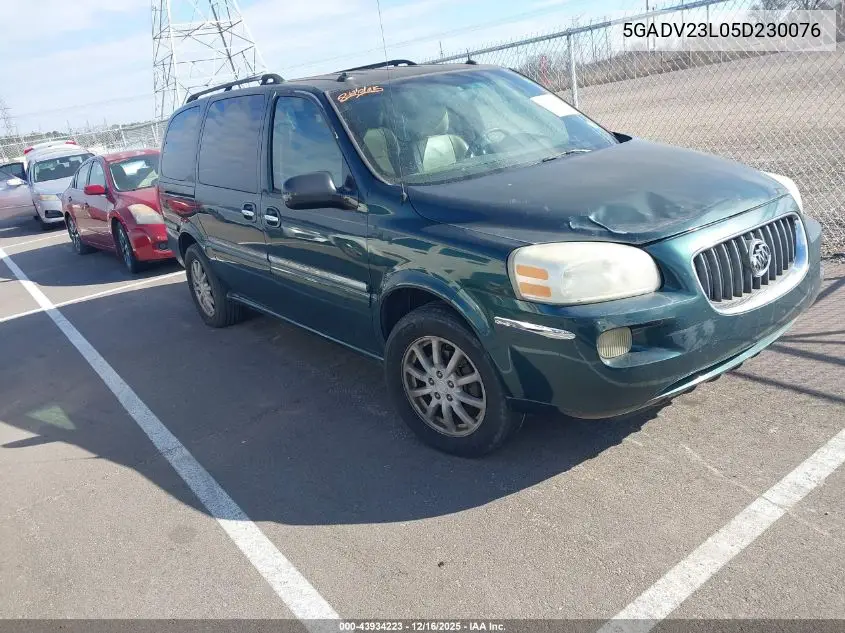 2005 Buick Terraza Cx VIN: 5GADV23L05D230076 Lot: 43934223